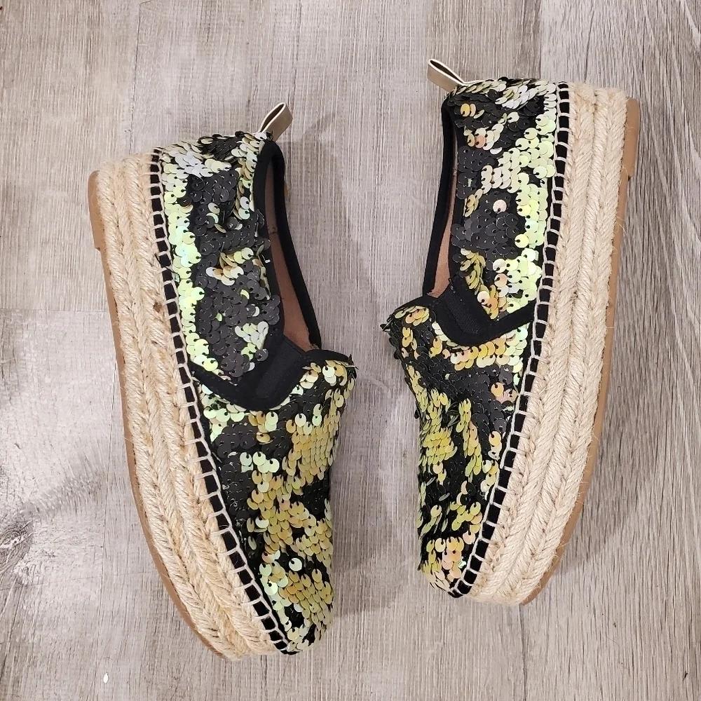 Sam Edelman Carrin Sequin Espadrille Sneakers
